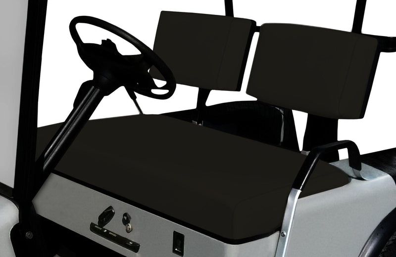 Black EZGO Marathon Replacement Seat Cover Set - GolfCartSeatCover.com