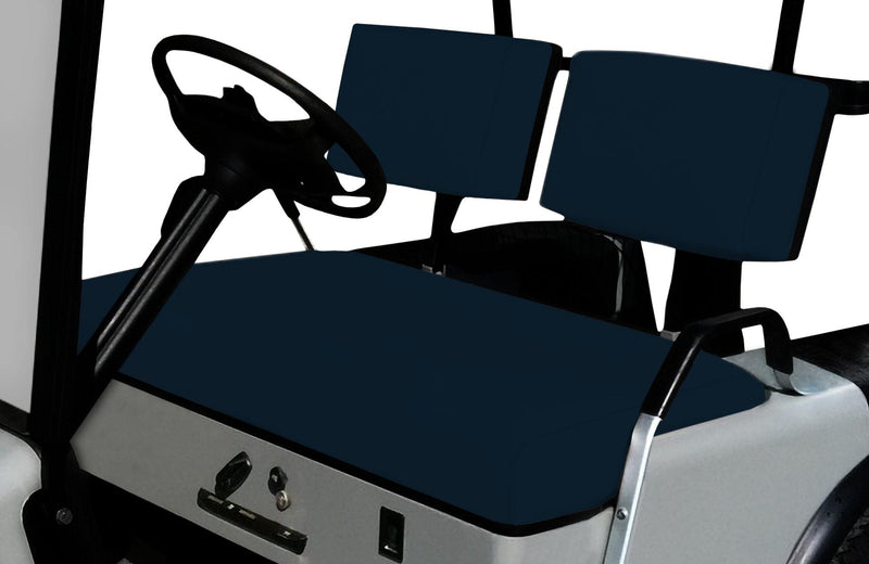 Navy Blue EZGO Marathon Replacement Seat Cover Set - GolfCartSeatCover.com