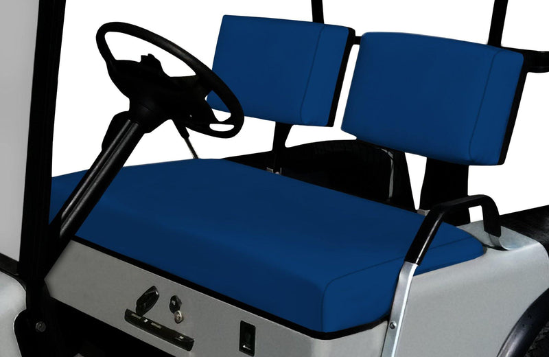 Ocean Blue EZGO Marathon Replacement Seat Cover Set - GolfCartSeatCover.com