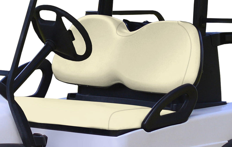 Off White Club Car Precedent Front Seat Cover Replacement Set - GolfCartSeatCover.com