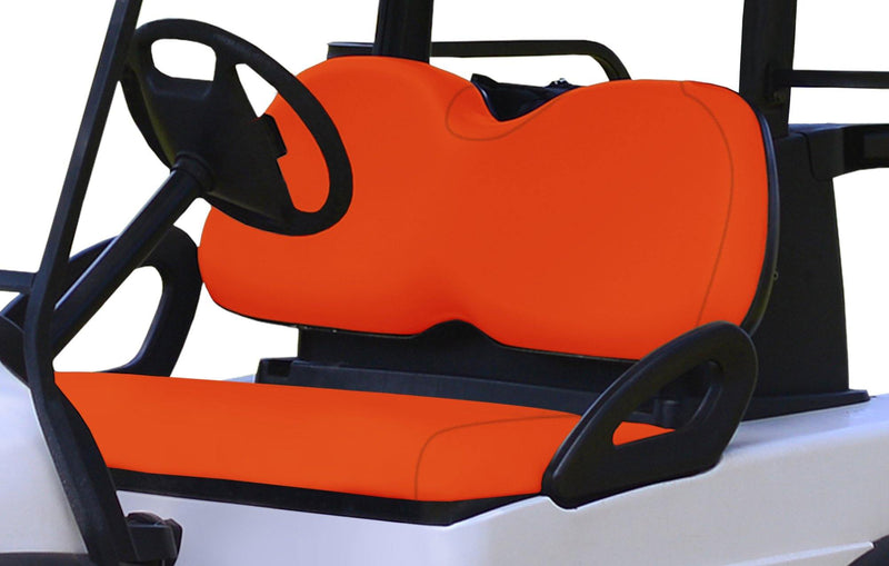 Orange Club Car Precedent Front Seat Cover Replacement Set - GolfCartSeatCover.com