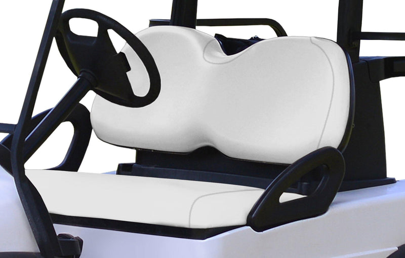 White Club Car Precedent Front Seat Cover Replacement Set - GolfCartSeatCover.com