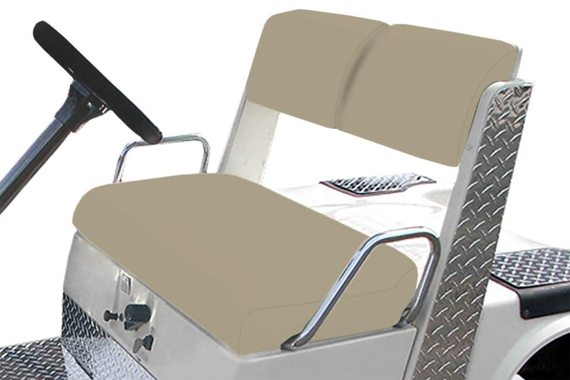 Beige Yamaha G2 Replacement Seat Cover Set - GolfCartSeatCover.com