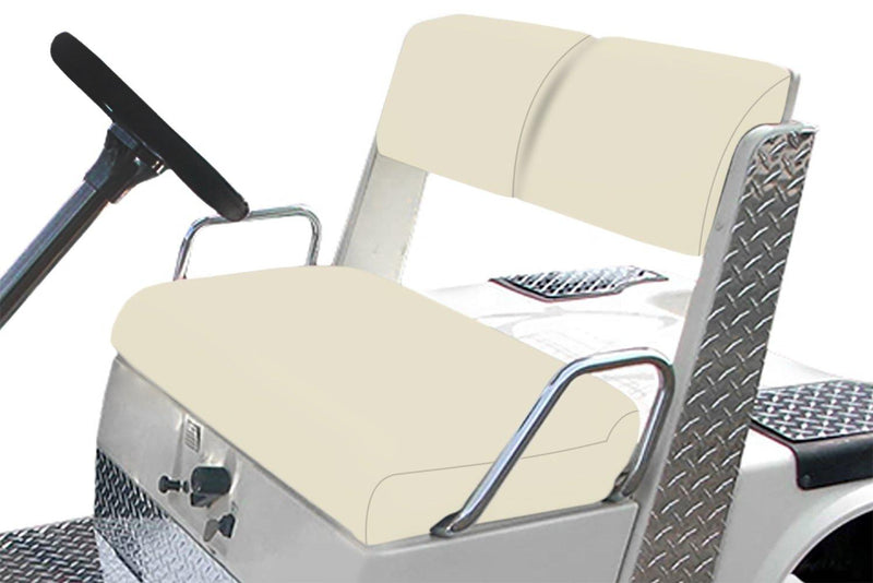 Off White Yamaha G2 Replacement Seat Cover Set - GolfCartSeatCover.com