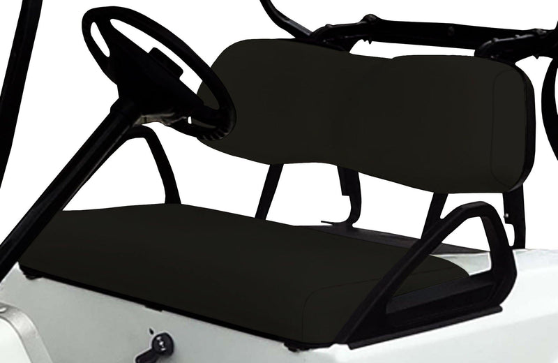 Black EZGO TXT Front Replacement Seat Cover Set - GolfCartSeatCover.com