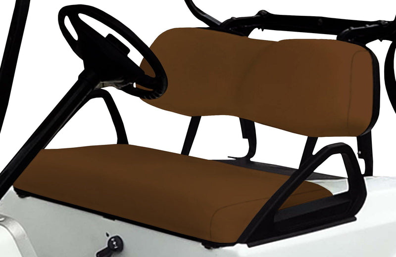 Brown EZGO TXT Front Replacement Seat Cover Set - GolfCartSeatCover.com