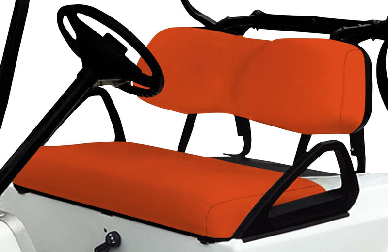 Orange Club Car DS Front Replacement Seat Cover Set - GolfCartSeatCover.com