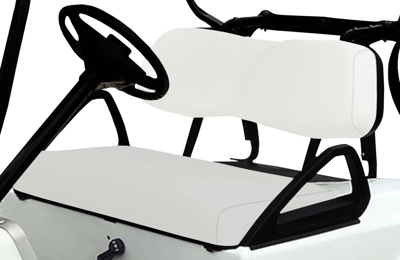 Black EZGO TXT Front Replacement Seat Cover Set - GolfCartSeatCover.com