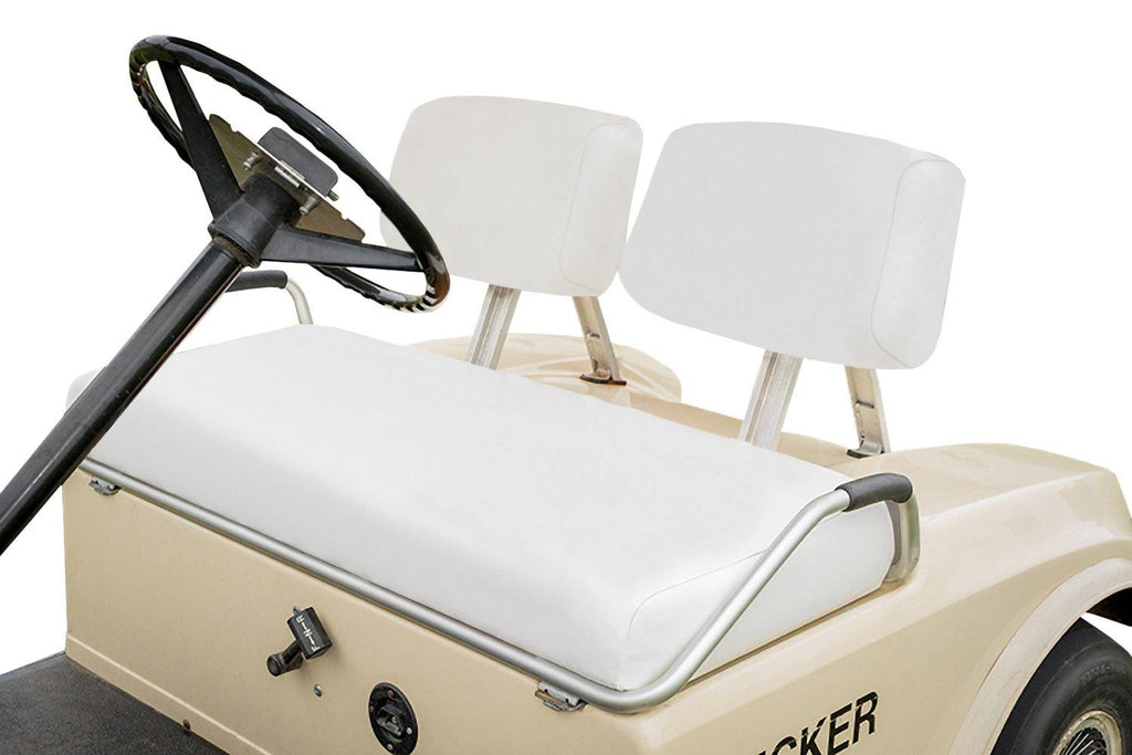 White Front Replacement Seat Cover Set - Club Car Pre-2000 - GolfCartSeatCover.com