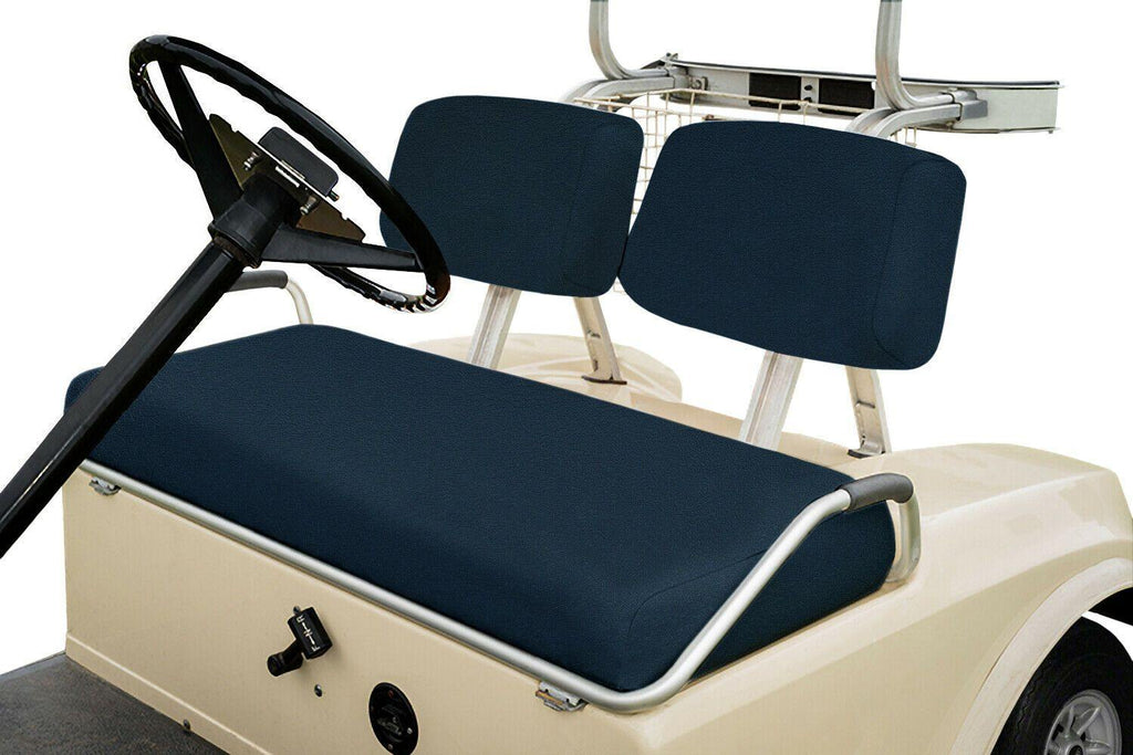 Navy Blue Front Replacement Seat Cover Set - Club Car Pre-2000 - GolfCartSeatCover.com