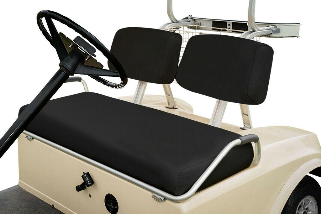 Black Front Replacement Seat Cover Set - Club Car Pre-2000 - GolfCartSeatCover.com