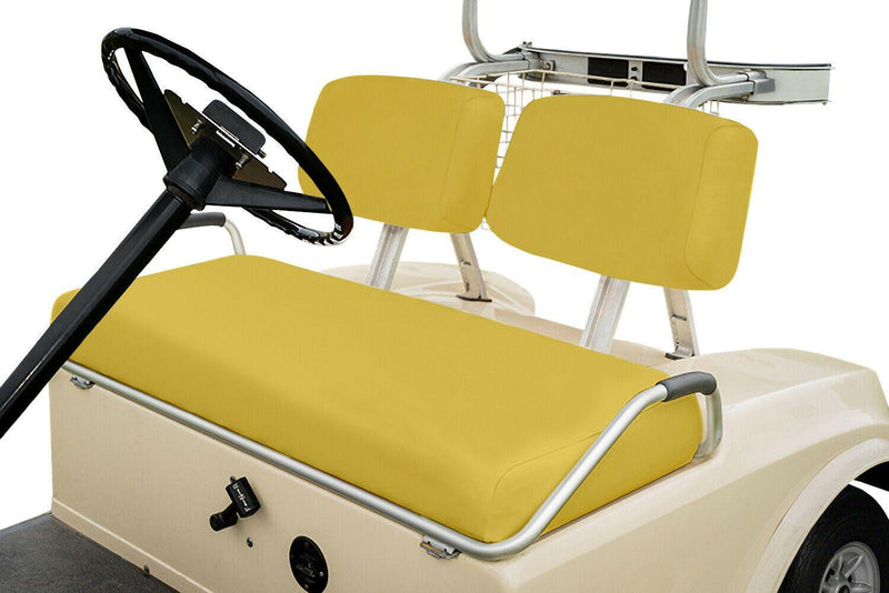 Yellow Front Replacement Seat Cover Set - Club Car Pre-2000 - GolfCartSeatCover.com