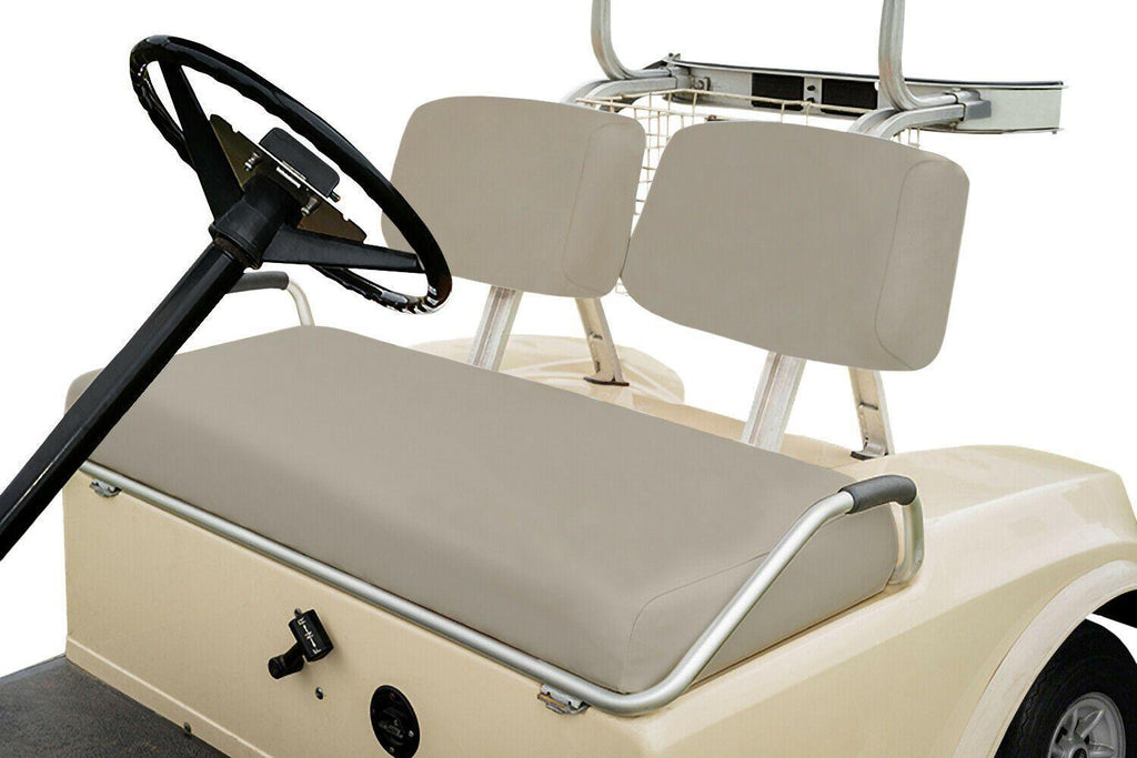 Beige Front Replacement Seat Cover Set - Club Car Pre-2000 - GolfCartSeatCover.com