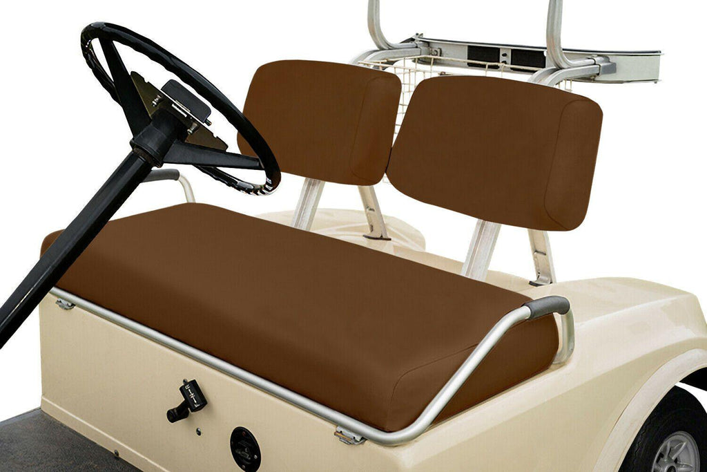 Brown Front Replacement Seat Cover Set - Club Car Pre-2000 - GolfCartSeatCover.com