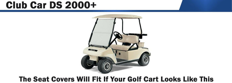 Club Car DS Front Golf Cart Seat Set