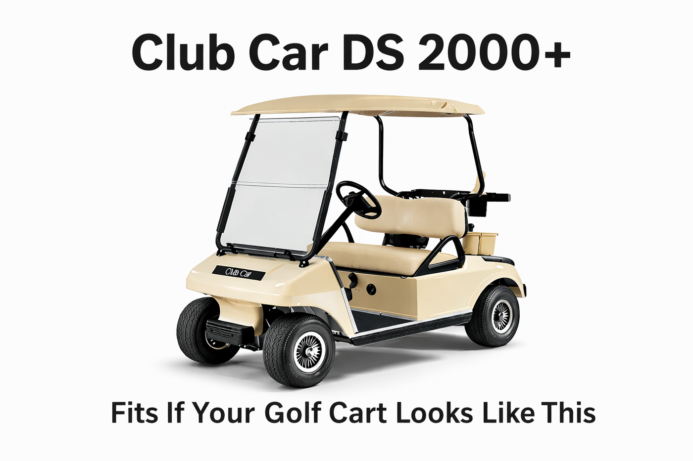 Club Car DS Front Golf Cart Seat Set