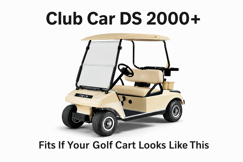 Club Car DS Front Golf Cart Seat Set