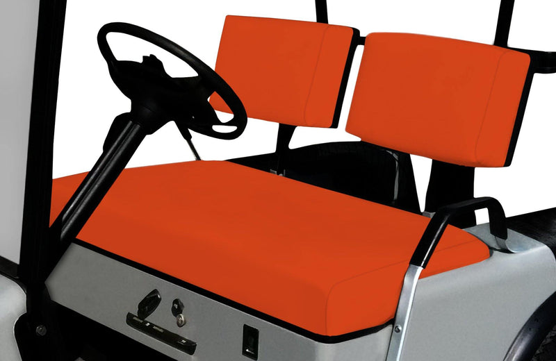 Orange EZGO Marathon Replacement Seat Cover Set - GolfCartSeatCover.com