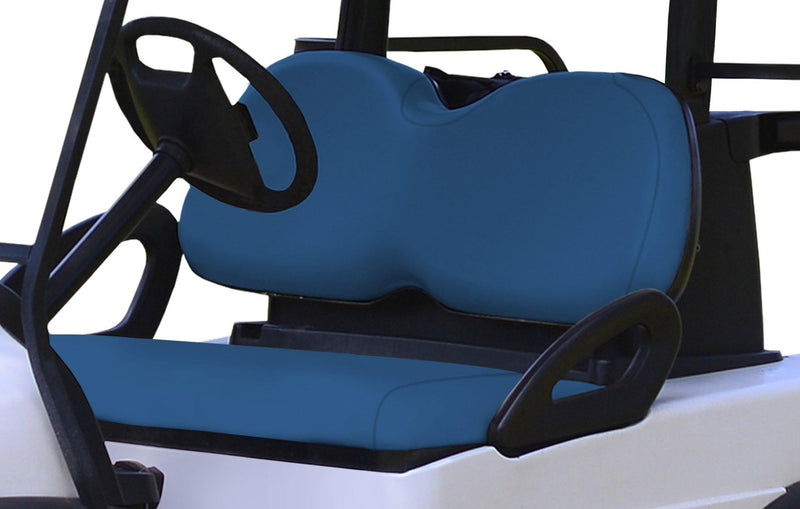 Ocean Blue Club Car Precedent Front Seat Cover Replacement Set - GolfCartSeatCover.com