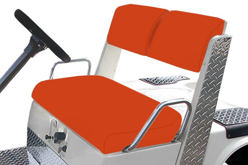 Orange Yamaha G2 Replacement Seat Cover Set - GolfCartSeatCover.com