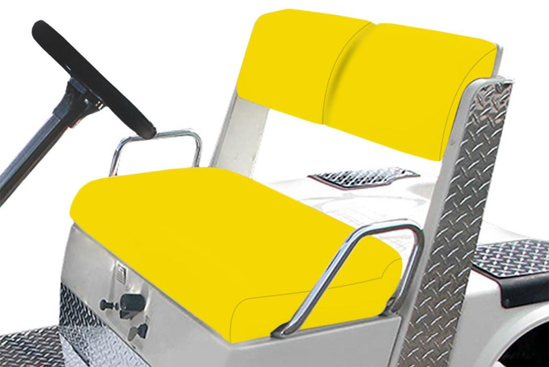 Yellow Yamaha G2 Replacement Seat Cover Set - GolfCartSeatCover.com
