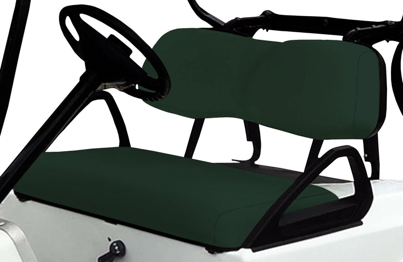 Hunter Green EZGO TXT Front Replacement Seat Cover Set - GolfCartSeatCover.com