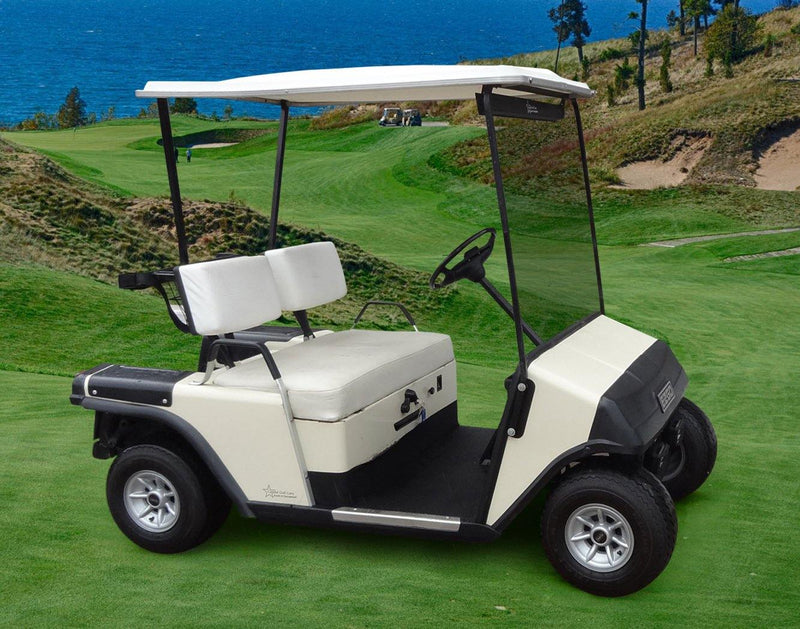 Navy Blue EZGO Marathon Replacement Seat Cover Set - GolfCartSeatCover.com